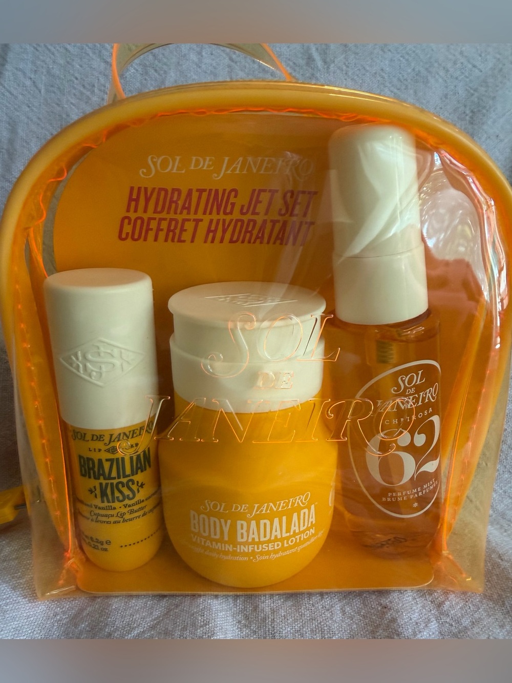 NEW~ Sol de Janeiro 62 Hydrating Jet Set Body Trio
